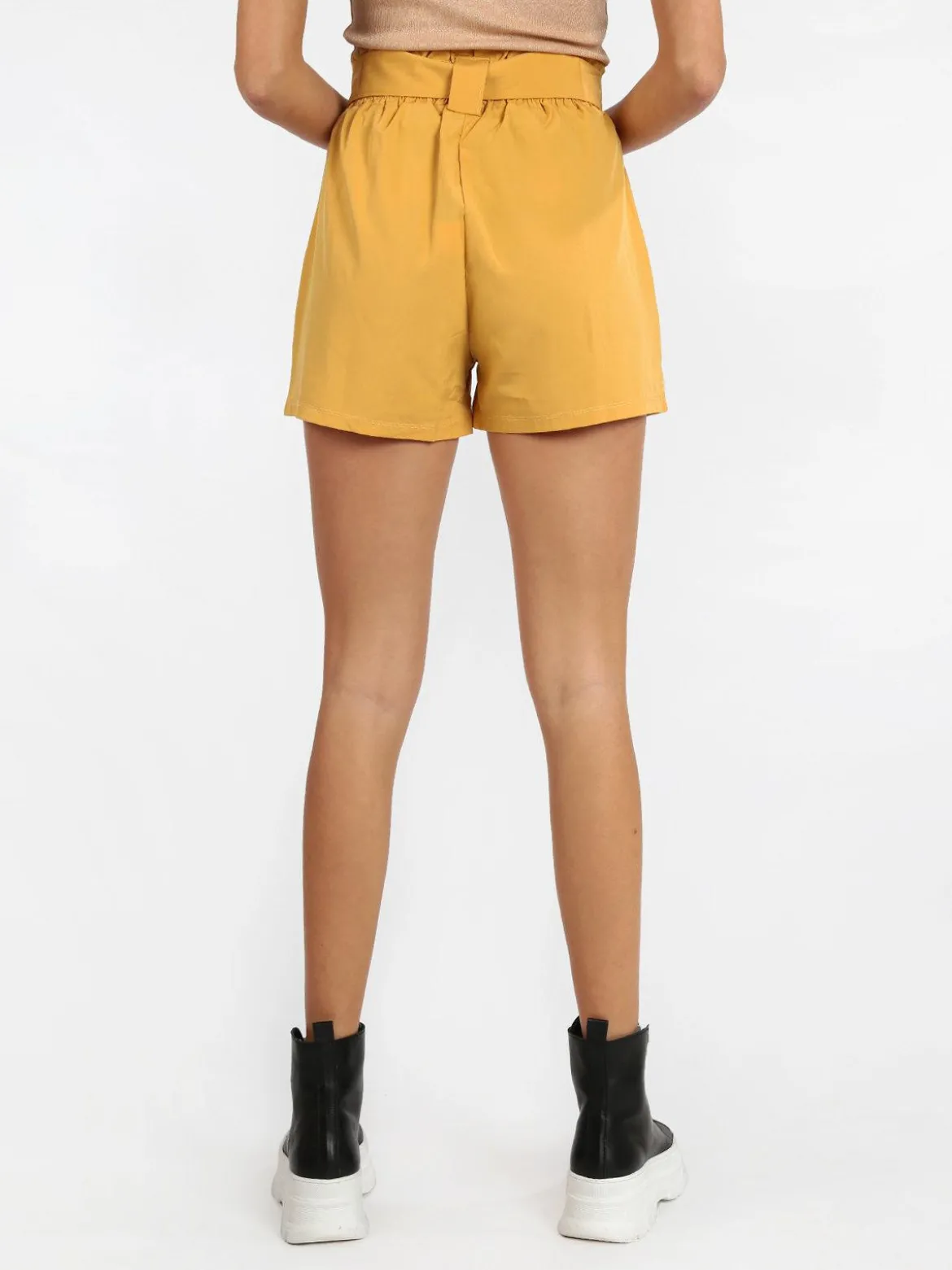 Solada Shorts donna vita alta con cintura