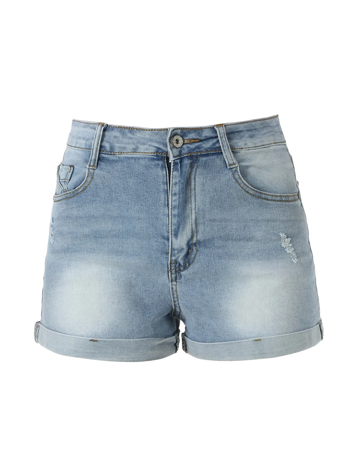 Solada Shorts in jeans da donna a vita alta - jeans