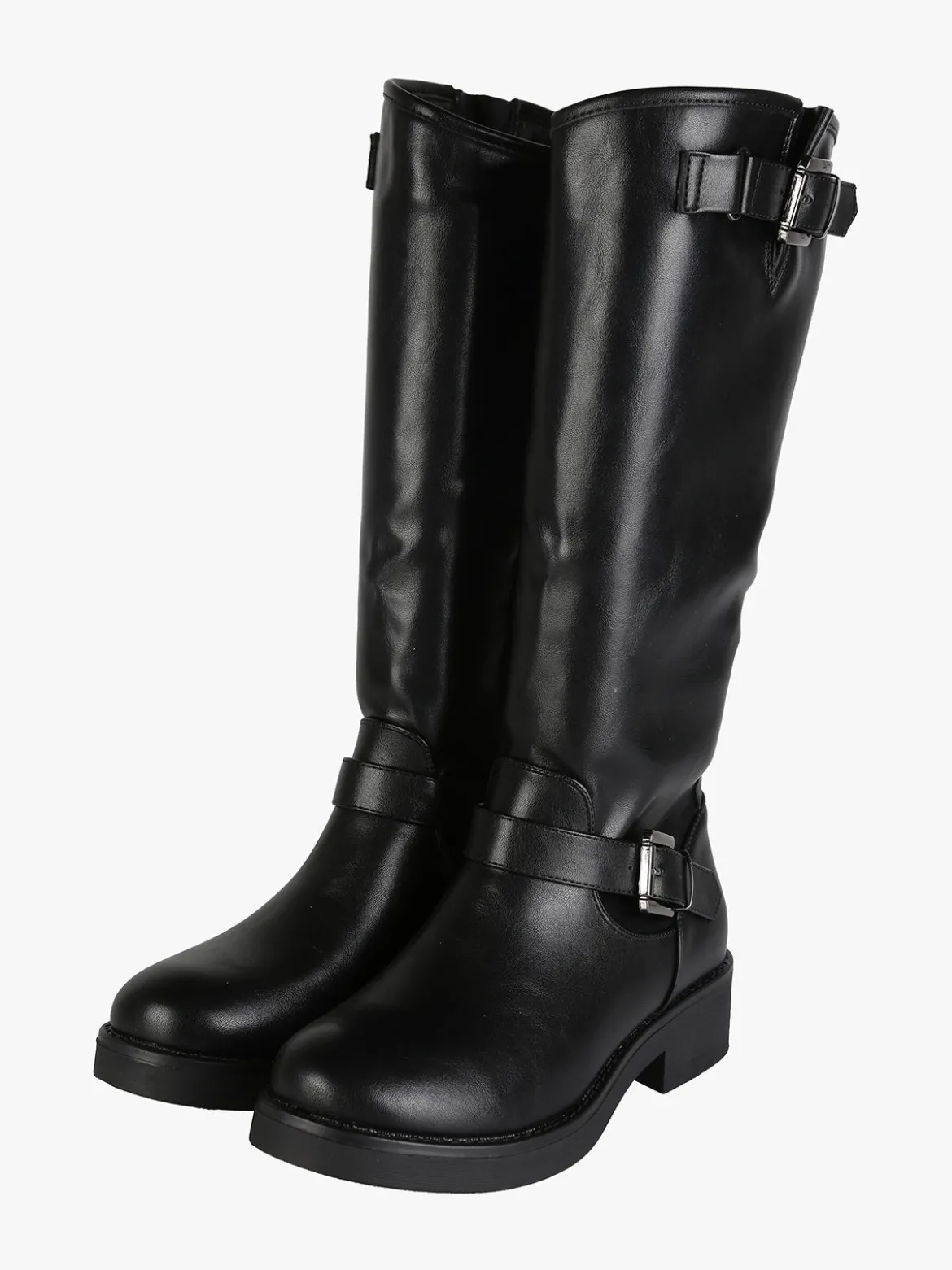 Solada Stivali donna con zip e fibbie