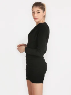 Solada Top donna lurex a manica lunga