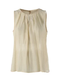 Solada Top donna smanicato - beige