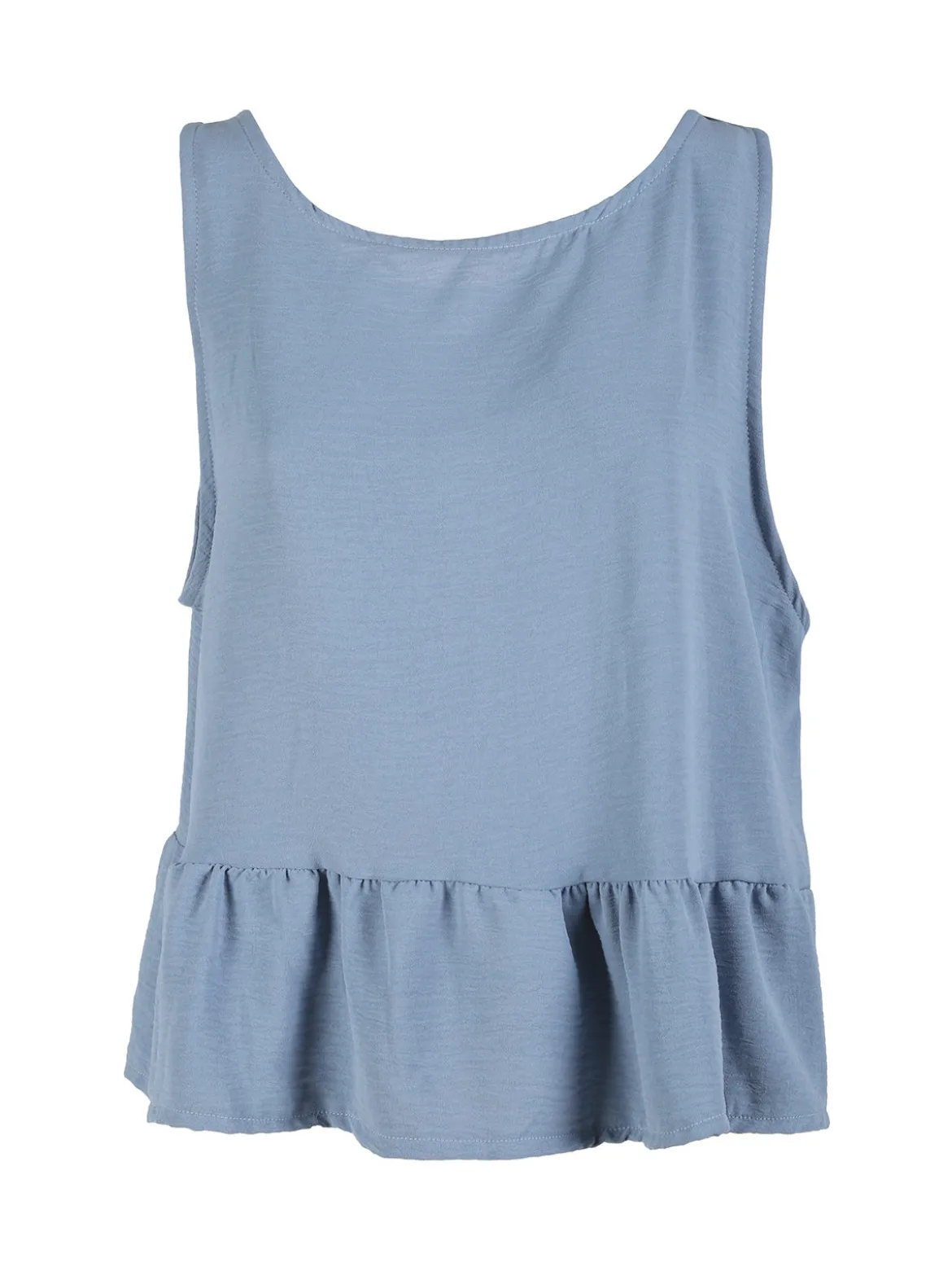 Solada Top donna tinta unita - blu