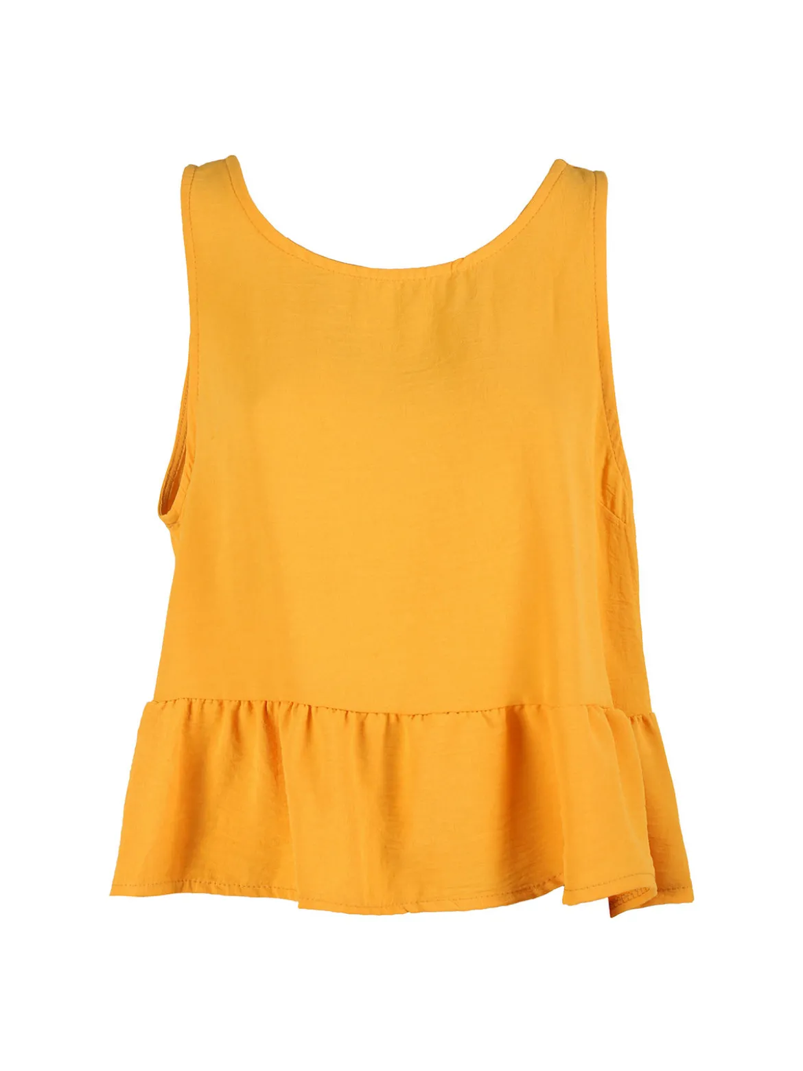 Solada Top donna tinta unita - giallo