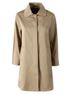 Solada Trench impermeabile da donna con bottoni - khaki