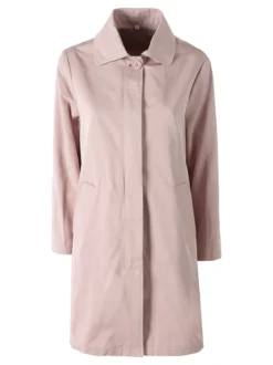 Solada Trench impermeabile da donna con bottoni - rosa