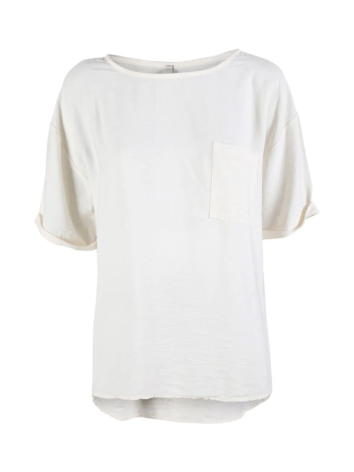 Solada T-shirt da donna oversize con taschino