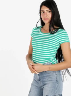 Solada T-shirt donna girocollo a righe
