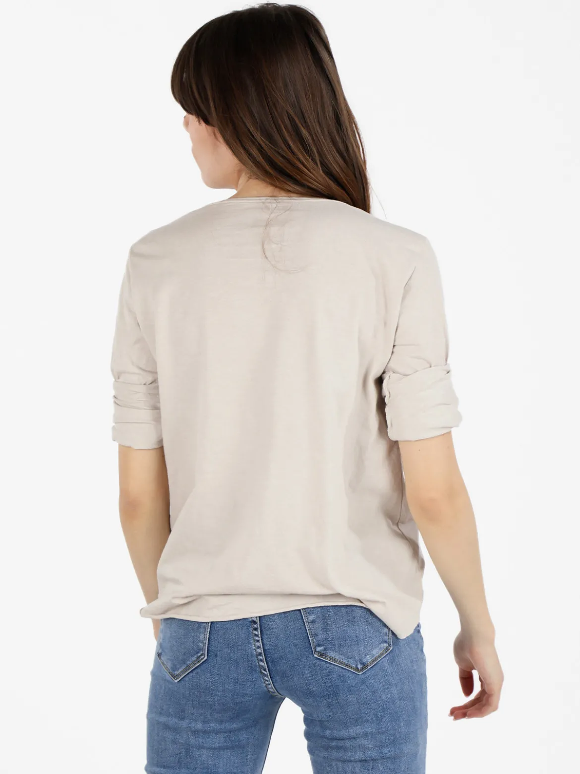 Solada T-shirt donna oversize a maniche lunghe