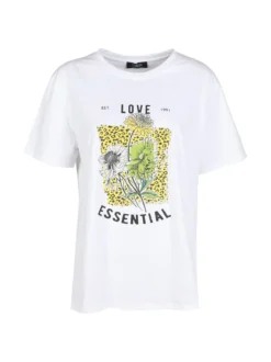 Solada T-shirt donna oversize con stampa fiori