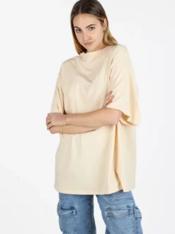 Solada T-shirt donna oversize tinta unita