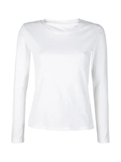 Solada T-shirt girocollo da donna a maniche lunghe