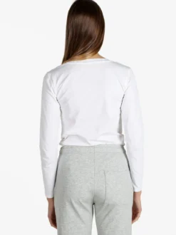 Solada T-shirt girocollo da donna a maniche lunghe