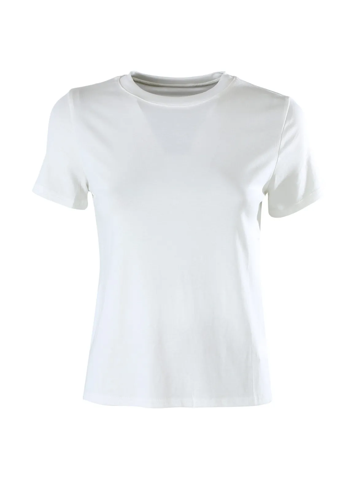 Solada T-shirt girocollo da donna - bianco