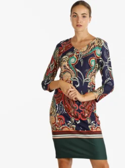 Solada Vestito con stampa donna manica lunga