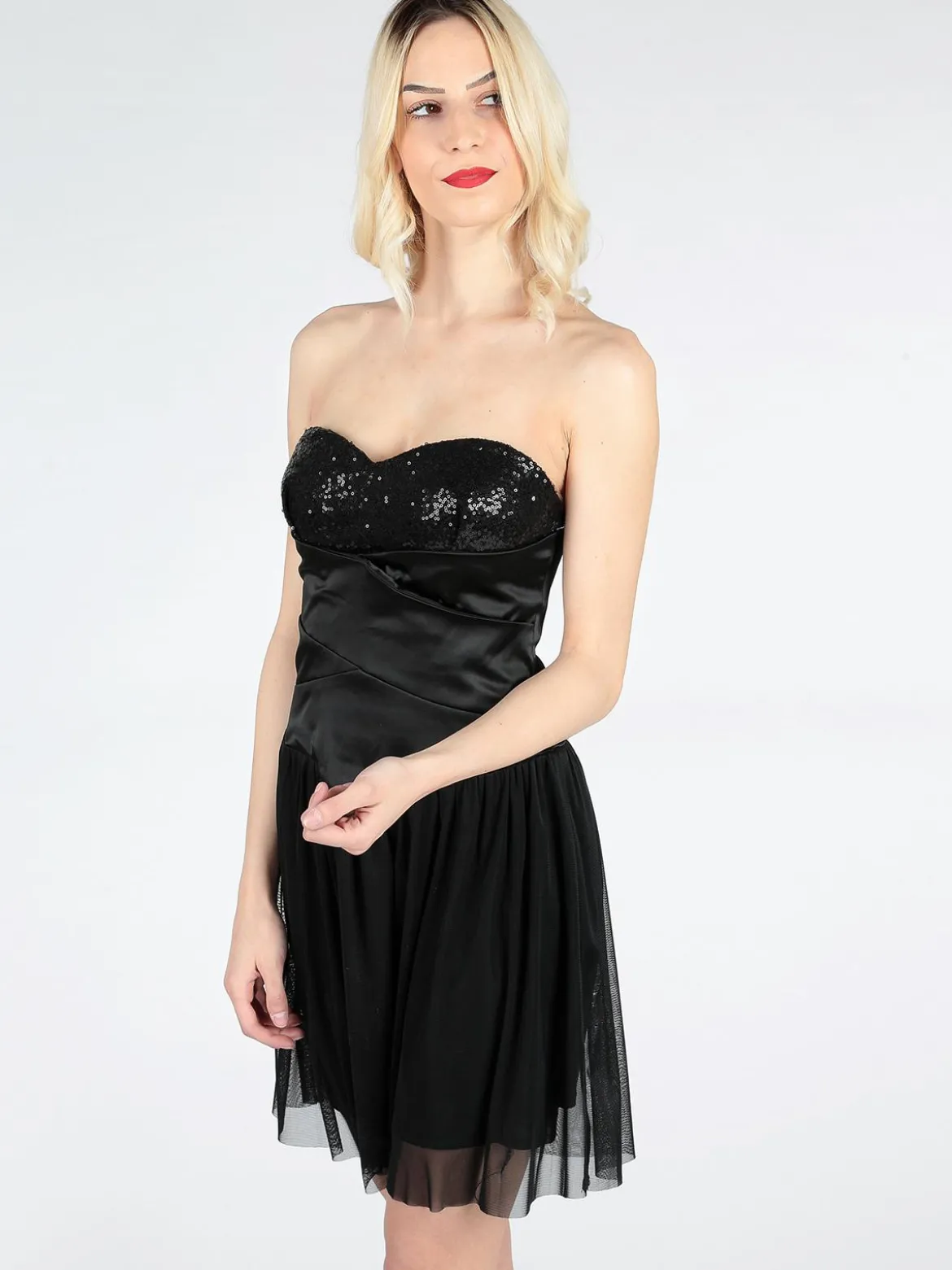 Solada Vestito corto con scollo a cuore