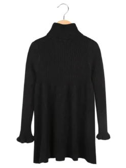 Solada Vestito da bambina dolcevita in maglia con collana