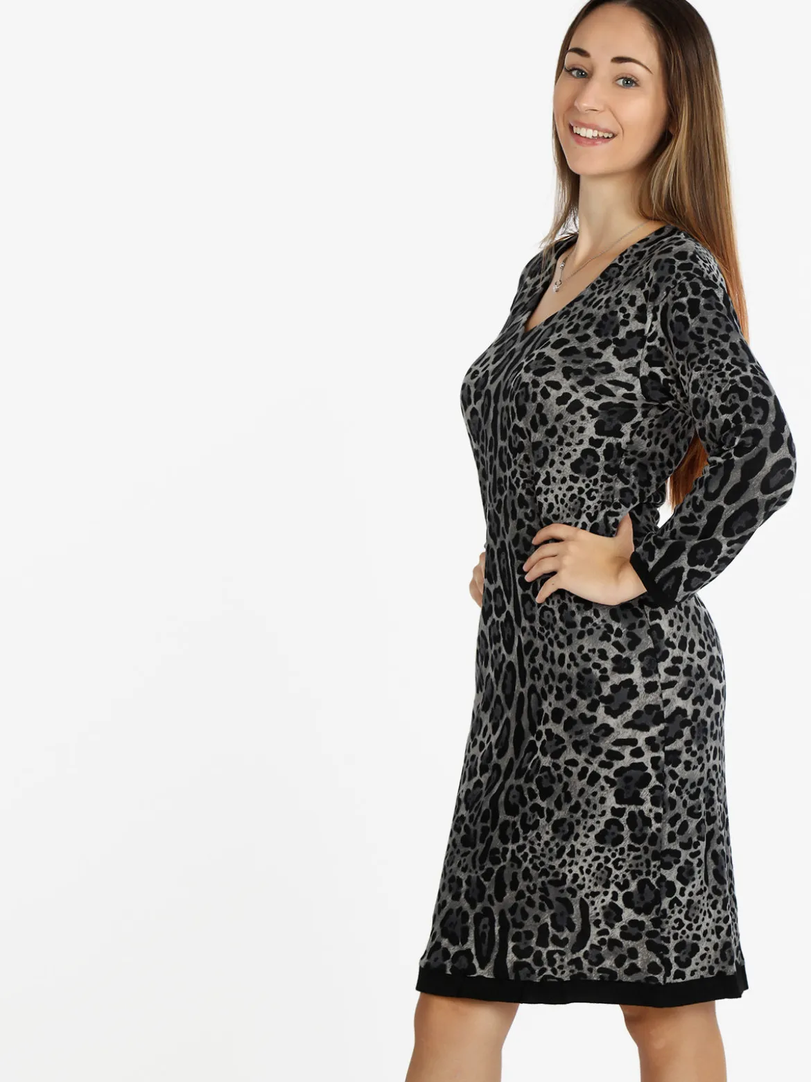 Solada Vestito donna con stampa animalier