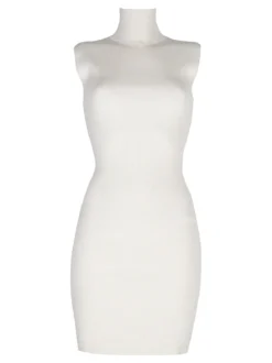 Solada Vestito donna smanicato in maglia con dettagli lurex