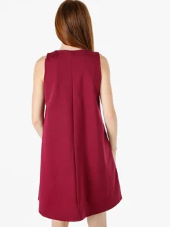 Solada Vestito donna svasato senza maniche - bordeaux