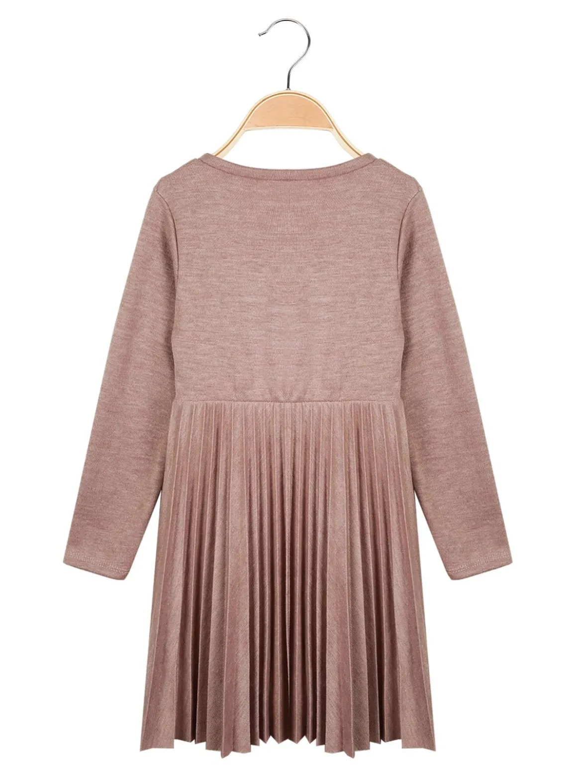 Solada Vestito plissettato da bambina a manica lunga