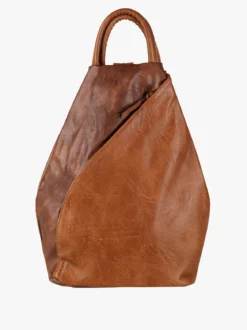 Solada Zaino da donna in ecopelle bicolore - marrone