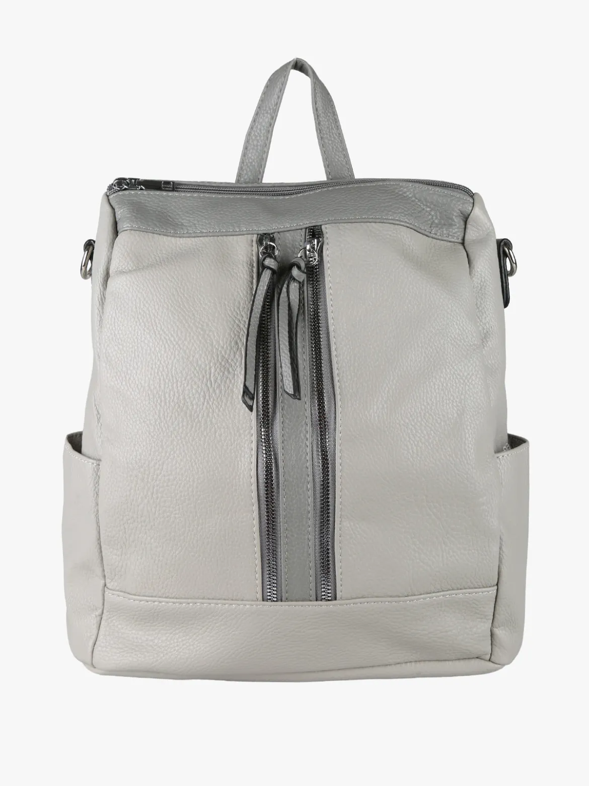 Solada Zaino donna in ecopelle - grigio chiaro