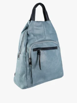 Solada Zaino in ecopelle da donna - azzurro