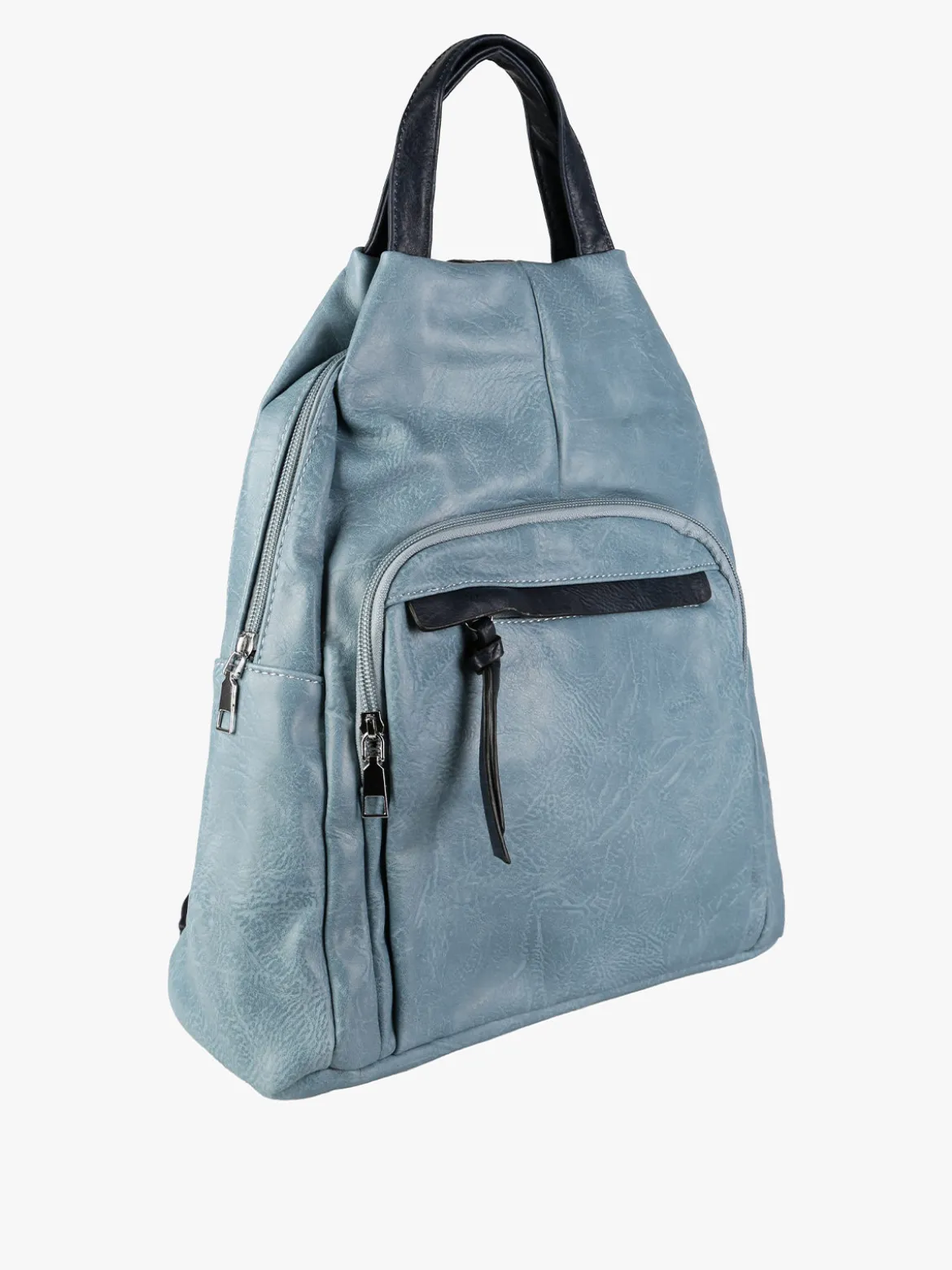 Solada Zaino in ecopelle da donna - azzurro