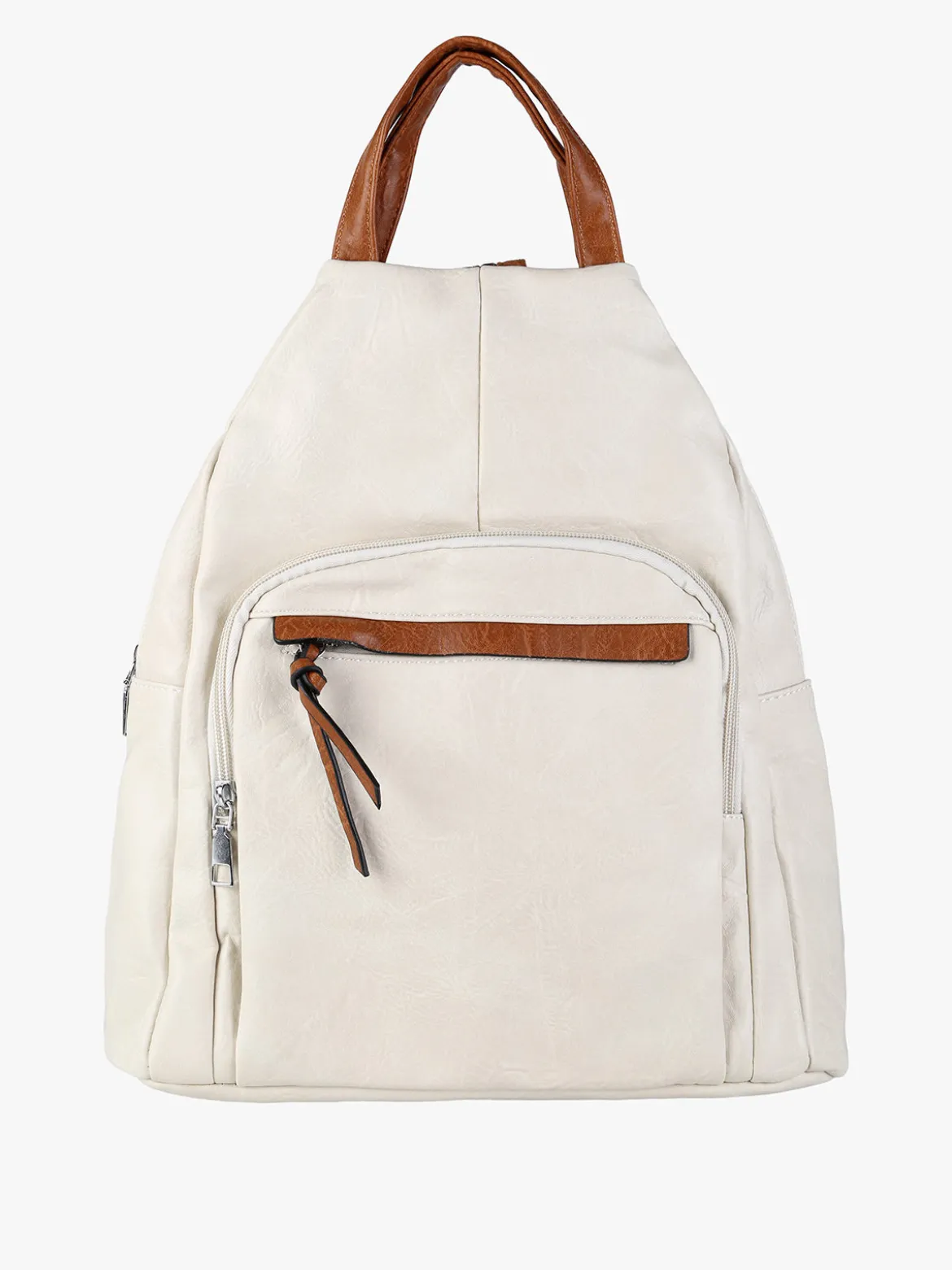 Solada Zaino in ecopelle da donna - beige