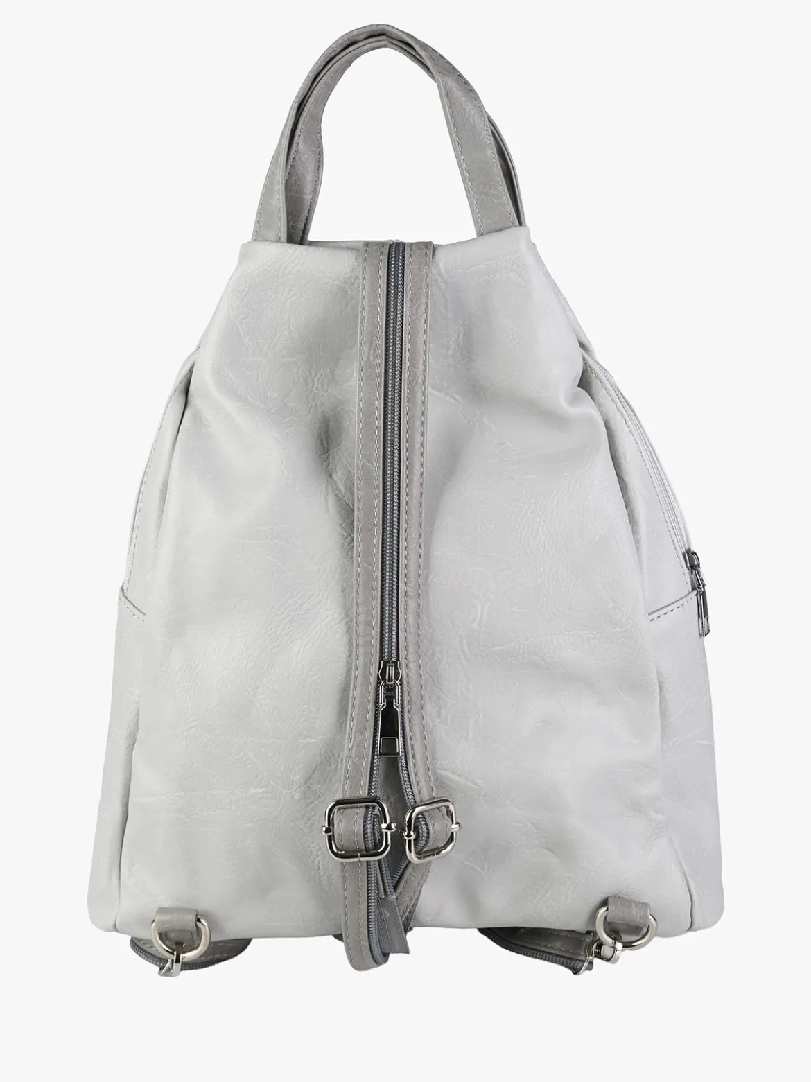 Solada Zaino in ecopelle da donna - grigio chiaro