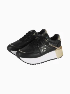 Solo Soprani DEBORA LEATHER Sneakers donna con flatform e catena
