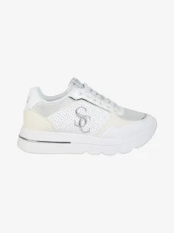 Solo Soprani Sneakers donna stringate con zeppa