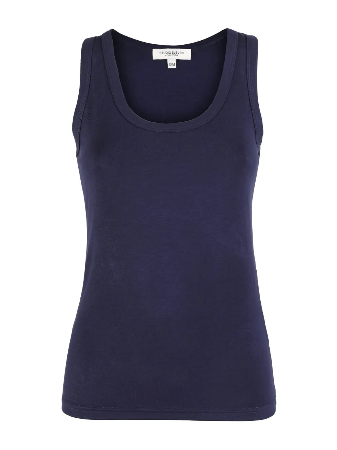 Studio Eleven Collection Canotta girocollo da donna - blu scuro