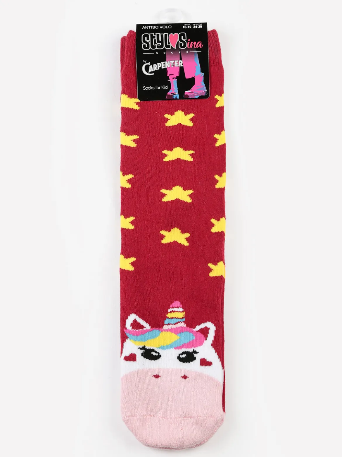 Stylosa Calze antiscivolo bimba con unicorno