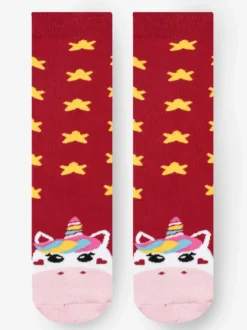 Stylosa Calze antiscivolo bimba con unicorno