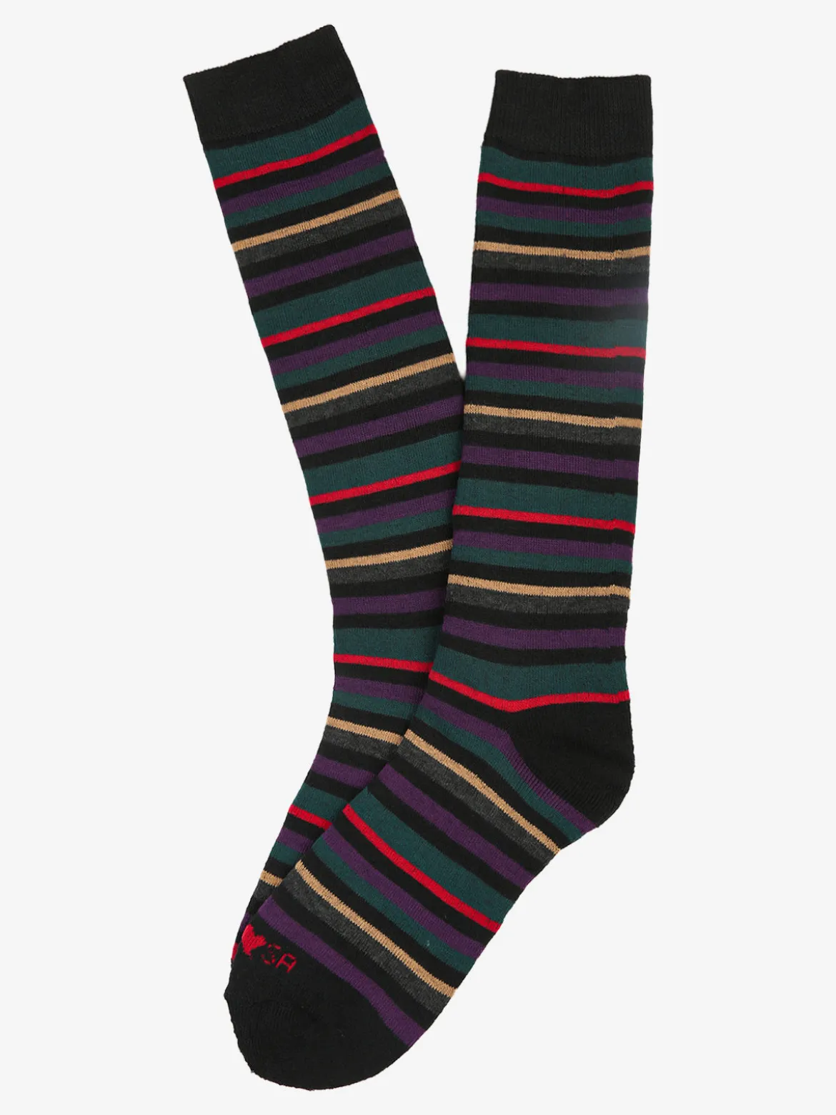 Stylosa Calze lunghe da donna in pile - nero