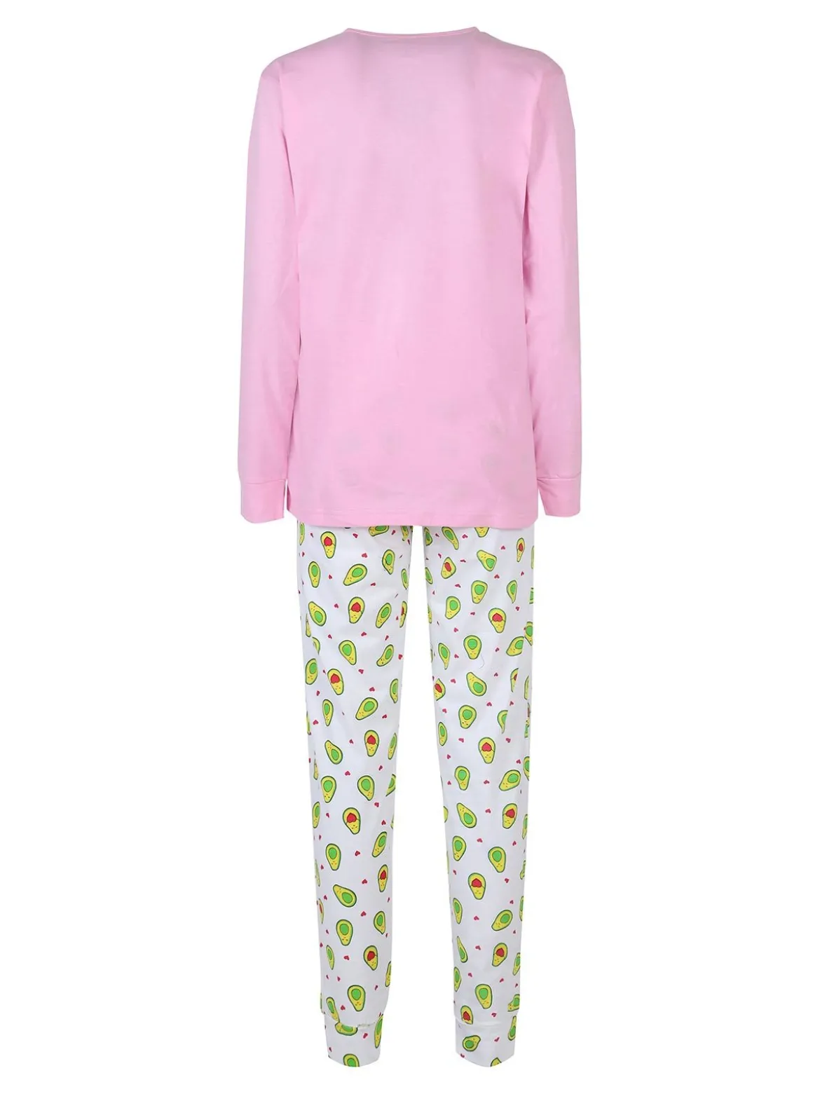 Stylosa Pigiama lungo da donna in cotone con stampe
