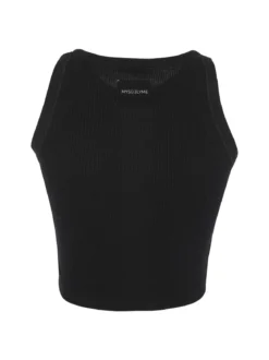Sublyme Canotta cropped da donna a costine