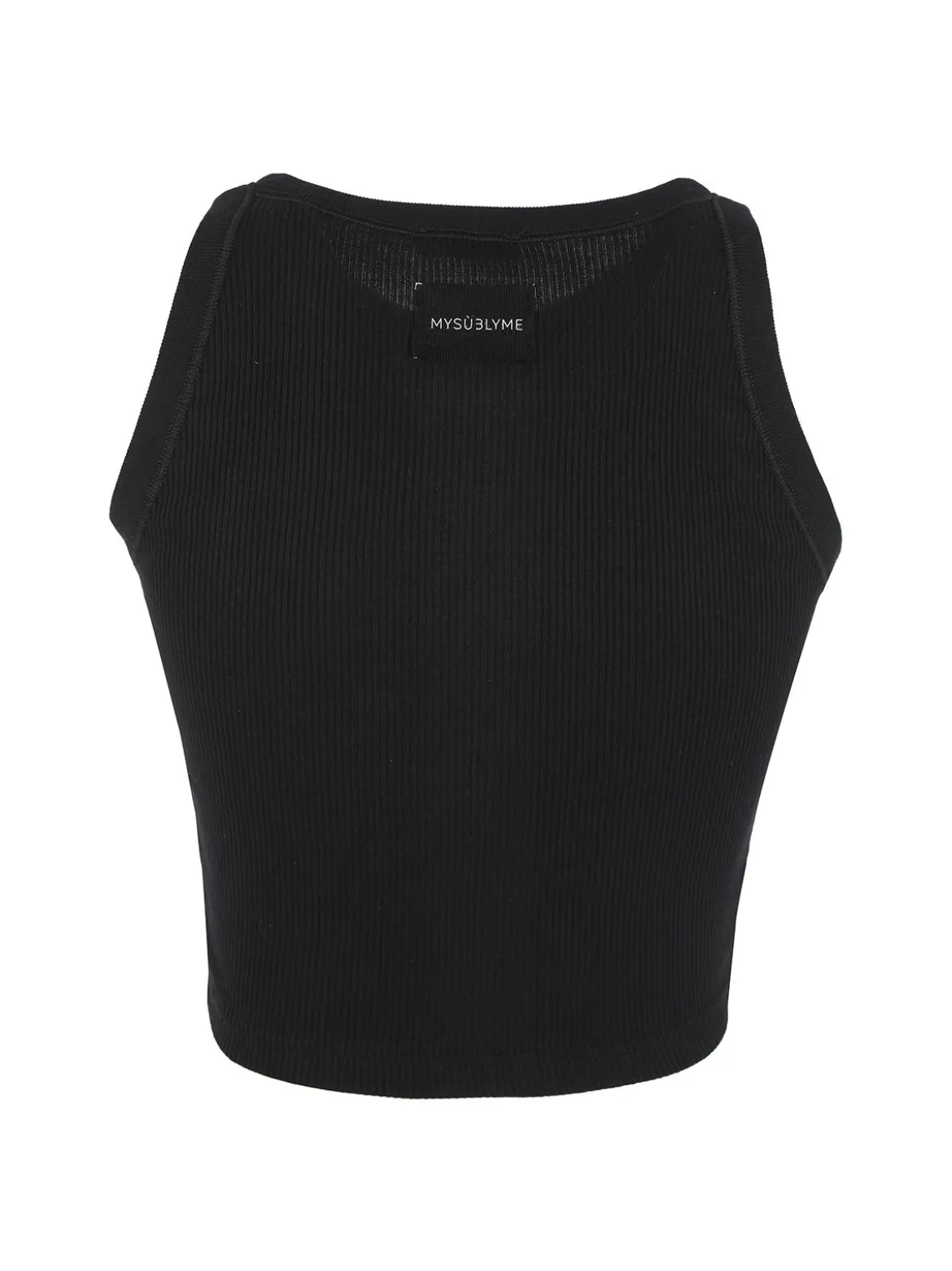 Sublyme Canotta cropped da donna a costine
