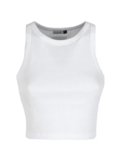 Sublyme Canotta cropped da donna a costine