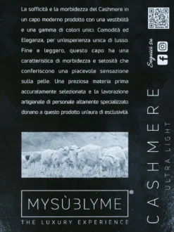 Sublyme Maglia a lupetto donna in cashmere ultra light