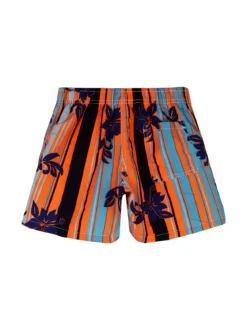 Sun & Beach Boxer da mare a fiori per bambino