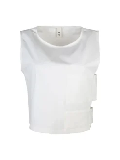 Sun Sun Top donna oversize in misto cotone