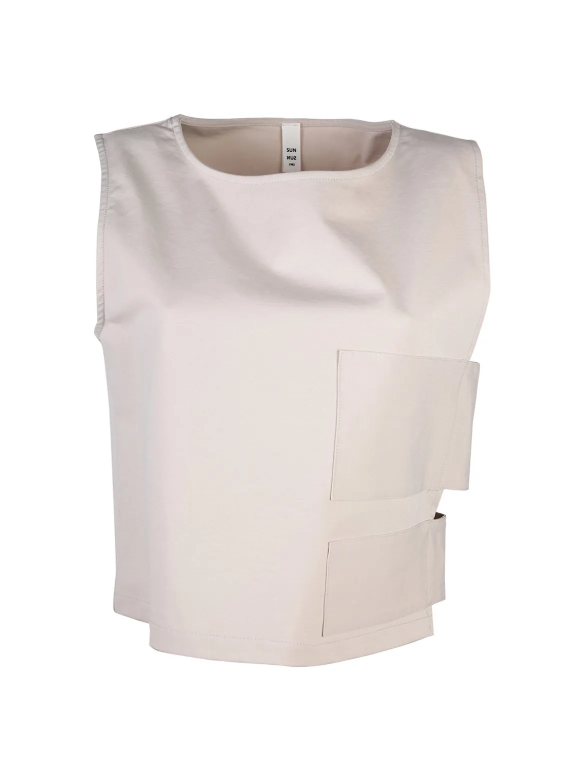 Sun Sun Top donna oversize in misto cotone