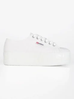 Superga Scarpe in tela donna 2790 SHINY PRINTED PLATFORM