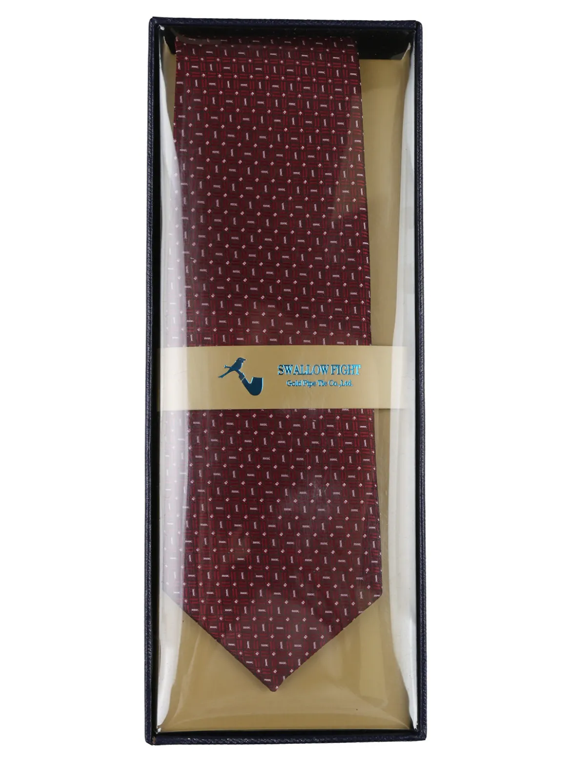 Swallow Fight Cravatta classica da uomo con stampe