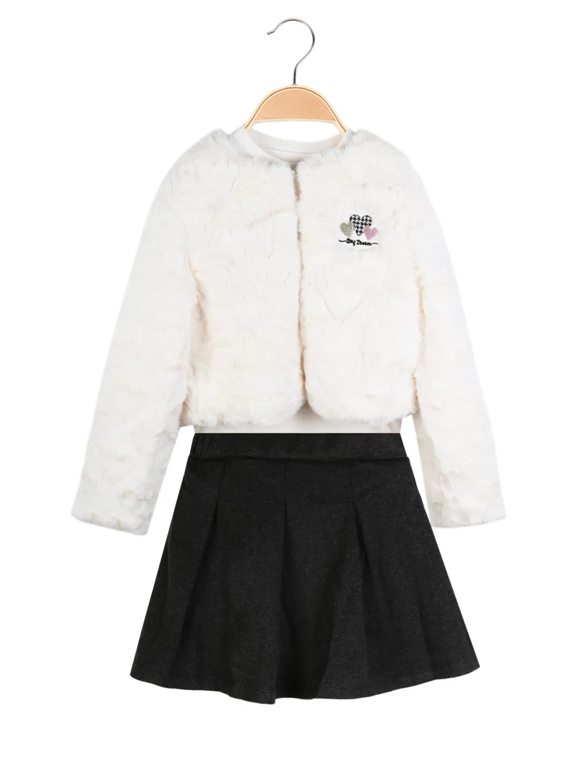 Sweet Junior Completo 3 pezzi da bambina con giacca e gonna