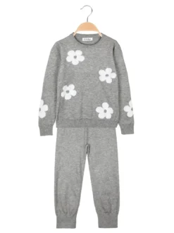 Sweet Junior Completo 2 pezzi da bambina in maglia