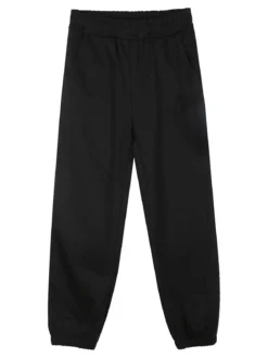 Sweet Junior Completo tuta 3 pezzi da bambina con cappuccio e zip - nero