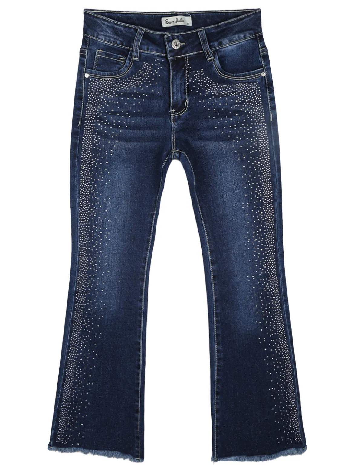 Sweet Junior Jeans da bambina a zampa con stass - jeans